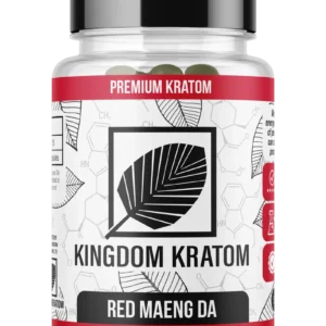 Kingdom Red Maeng Da Kratom Capsules