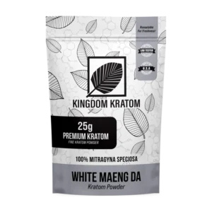 white maeng da 25mg front mockup 800x